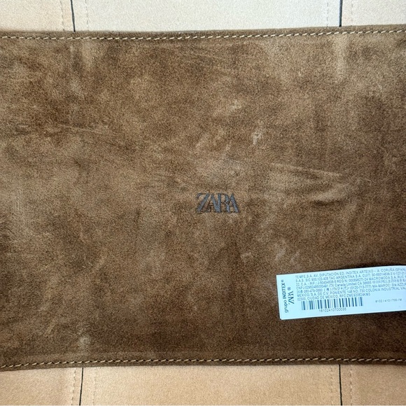 Suede Brand New Zara Bag with Pouch.Premium Collection. 100% cow leather (Suede) - Picture 14 of 16